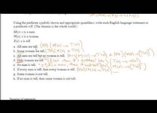 Translating From Verbal Statements To Symbolic Form And Negating Statements