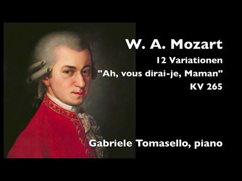 Mozart Twinkle Twinkle Little Star 12 Variations Piano