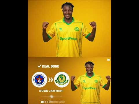 𝗗𝗘𝗔𝗟 𝗗𝗢𝗡𝗘 YANGA WAKAMILISHA USAJILI WA WINGA HATARI BUBA JAMMEH