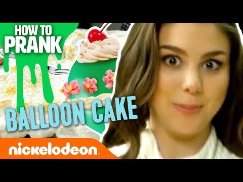 How To Prank Kira Kosarin Makes A Balloon Cake Nick
