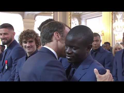 N Golo Kanté Receive French Legion Of Honour In Élysée Palace