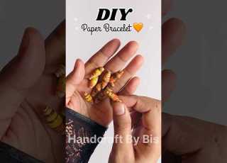 DIY Paper Bracelet Easy Aesthetic Diy Papercraft