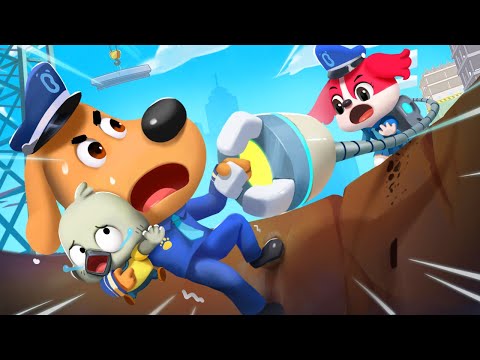 مواقع البناء شرطة اطفال كرتون اطفال رسوم متحركة للاطفال نقيب لابرادور بيبي باص