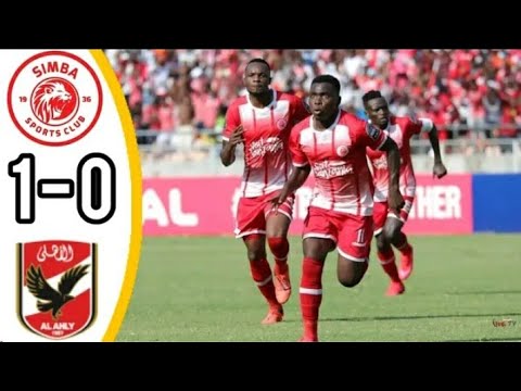Simba Al Ahly 1 0 African Champions League Goals