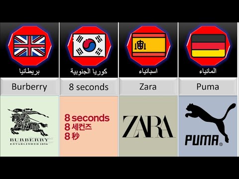 ماركات الملابس العالمية في مختلف العالم