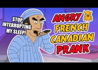  Angry French Canadian Loses It Ownage Pranks