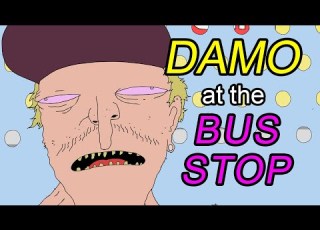 Damo At The Bus Stop