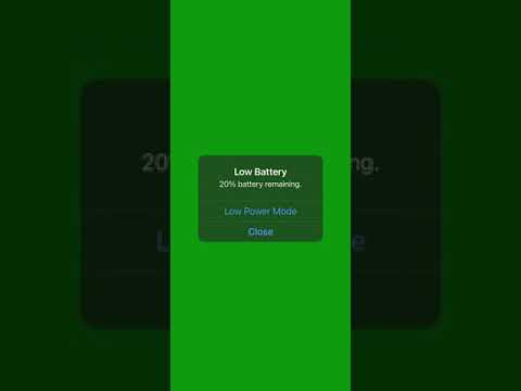 IPhone Low Battery Green Screen