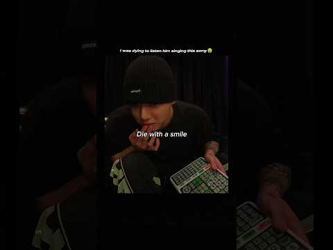 Jungkook Singing Die With A Smile Jungkook Bts Diewithasmile Brunomars Ladygaga