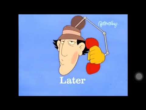 Boomerang Pure UK Coming Later Bumper Inspector Gadget 2005 Rare