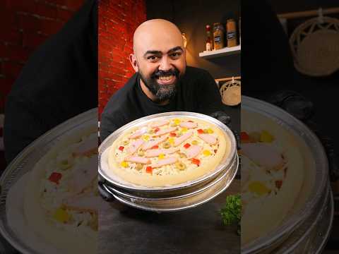 Head Pizza Bread And How To Fry It At The Supermarket