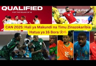 CAN 2025 Hali Ya Makundi Na Mbio Za Hatua Ya 16 Bora