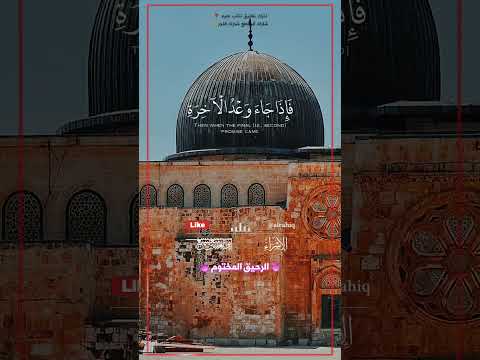 فاذا جاء وعد الاخرة ابو العينين شعيشع