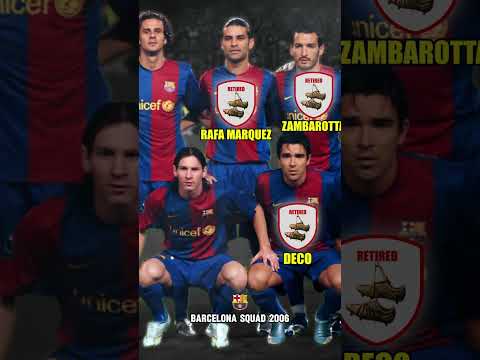 BARCELONA Squad 2006 Ankara Messi Young Bintangbola