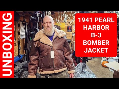1941 Pearl Harbor B 3 Bomber Jacket A Piece Of History Cockpit USA Unboxing