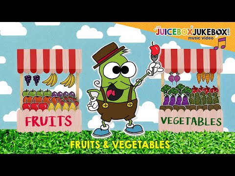 Fruits Vegetables Song For Children By The Juicebox Jukebox Healthy Nutrition Kids Music Veggies