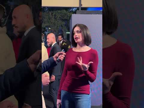 الفنانة زهراء بن ميم في قمة العراق بلا قرصنة