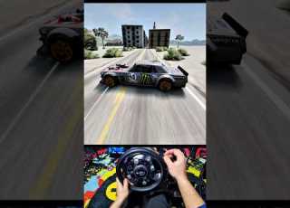 Ford Mustang HOONIGAN Drifting Beamng Drive Fordmustang Hoonigan Beamngdrive Drifting تفحيط