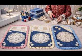 AMAZING Don T Throw Away Old Jeans Leftover Lace Everyone Will Love This