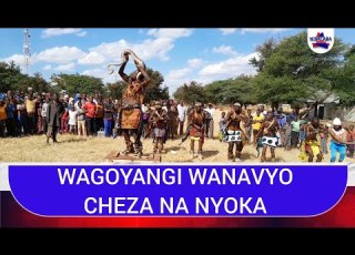 NGOMA YA WAGOYANGI WANAVYOCHEZA NA NYOKA WANOGESHA LIGI YA DUMISHA AMANI CUP TINDE