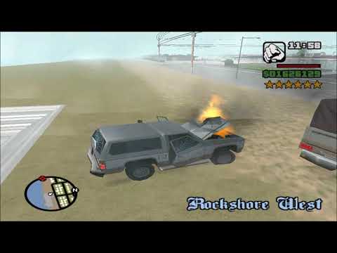 GTA San Andreas 6 Star Wanted Level Playthrough Part 98