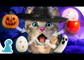  LITTLE KITTEN HALLOWEEN GAME KITTY EATS HALLOWEEN TREATS FOOD KITTEN REACTIONS CHILDRENS APP