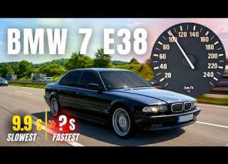  تسارع BMW 7 E38 من 0 100 كم س من 2 5 إلى 6 0 جميع المحركات