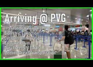  Arriving At Shanghai Pudong International Airport PVG Terminal 2 上海浦东国际机场