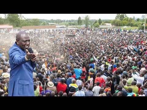 Live Ruto Roars In Juja Kiambu Destroying Opposition Leaders