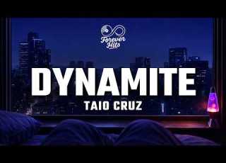  Taio Cruz Dynamite Lyrics 4K Visualizer