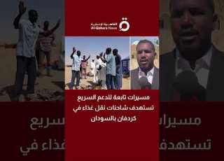 مسيرات تابعة للدعم السريع تستهدف شاحنات نقل غذاء في كردفان بالسودان مراسلنا يرصد المستجدات