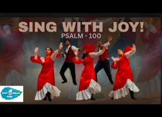  A Song Of Joy And Thanksgiving SHOUT FOR JOY Psalm 100 Christmas Dance Christmasdancevideo
