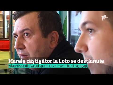 Afaceristul Din Vaslui Care A Câştigat Marele Premiu La Loto 6 49 Se Destăinuie