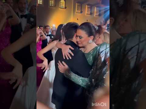 احلي حضن غاده عبد الرازق في حفل زفاف ابن اختها