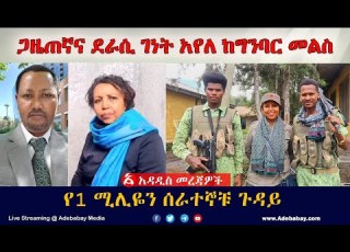  ጋዜጠኛና ደራሲ ገነት አየለ ከግንባር መልስ የ1 ሚሊዬን ሰራተኞቹ ጉዳይ