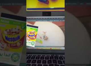 Nestle Cereals Arabia Nesquik Duo White And Chocolate
