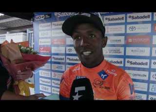 Biniam Girmay Interview At The Finish Stage 1 Volta Comunitat Valenciana 2026