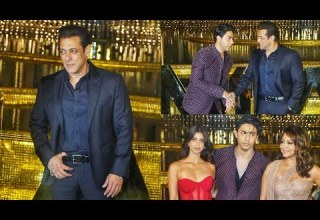 Salman Khan Aaryan Khan Gauri Khan Suhana Khan Arrived At The Great Indian Musical Launch