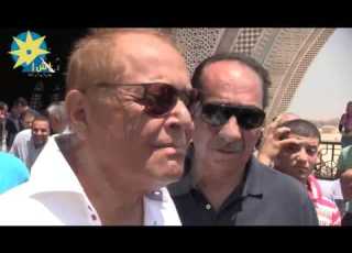 شاهد بكاء محمود عبد العزيز خلال مرور جثمان نور الشريف