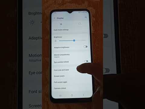 Samsung Galaxy A14 5G Screen Refresh Rate One Ui 5 1 Shorts