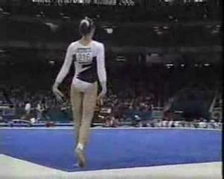 Olga Yurkina 1996 Olympics Team Optionals Floor Exercise