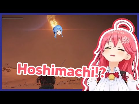 Miko Get Jumpscared By Radahn Meteor And Start Singing Suisei S Stellar Stellar Afterwards