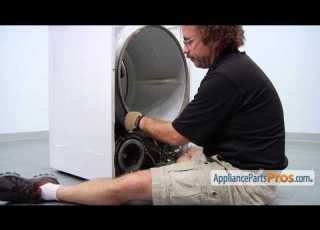  Duet Dryer Drum Support Roller Part WPW10314173 How To Replace