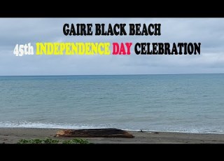  GAIRE BLACK BEACH 45TH INDEPENDENCE DAY OUTING CENTRAL PROVINCE PAPUA NEW GUINEA