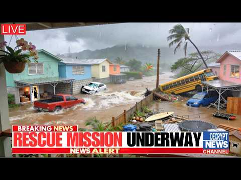 Hawaii Unter Wasser Sturzfluten Verschlucken Autos Auf Oahu Und Maui