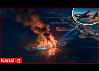  Ukraine Destroyed A 400 Million Russian Ship With A 55 000 Drone
