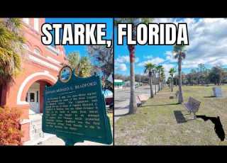  Starke Florida I Small Railroad City I Downtown I North Florida I 4K