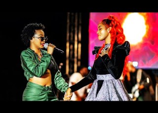  Finally Sheebah Spice Diana Meet On Stage No Beef Between Them Star Gal EP Release