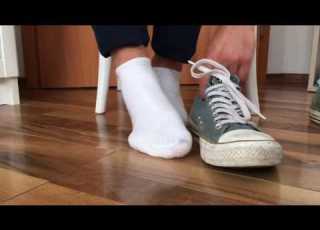  My 3days Worn Boy Dirty White Socks Sweaty From Converse