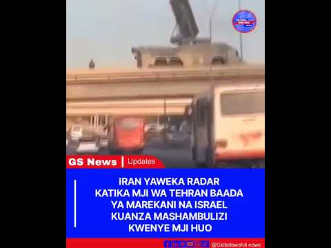 MAREKANI NA ISRAEL WAISHTUKIZA IRAN KWA MASHAMBULIZI YA GHAFLA